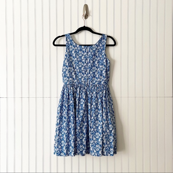 Polo Ralph Lauren Blue White Floral Dress - Picture 4 of 5